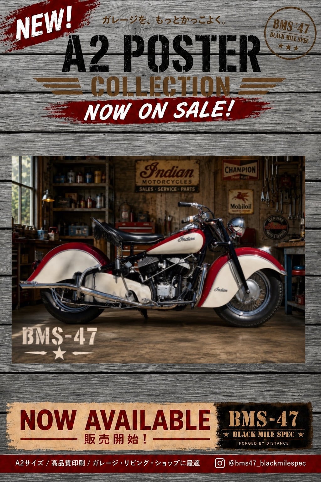 Heritage Indian Garage ? A2 Poster