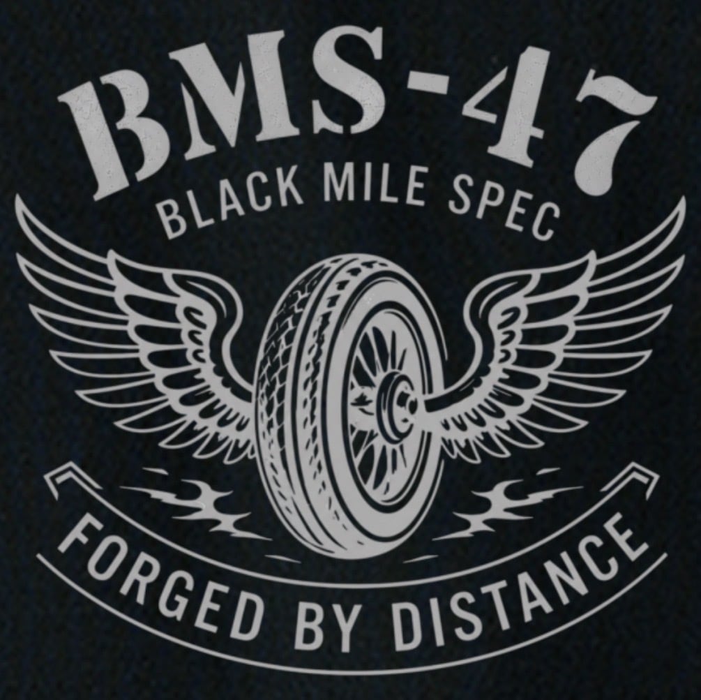 BMS-47 ROAD FORGED TEE / 「47」/黒