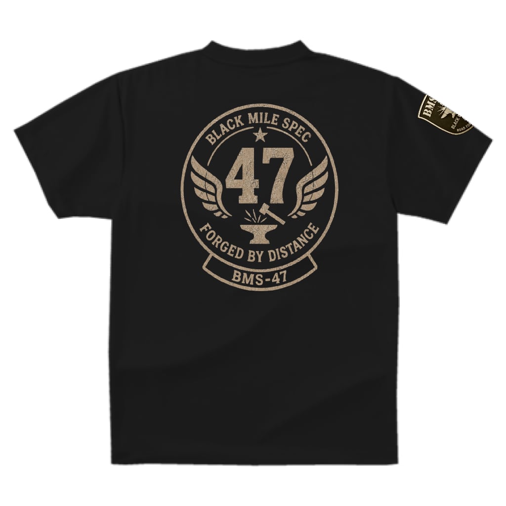 BMS-47 FORGED BY DISTANCE TEE／黒