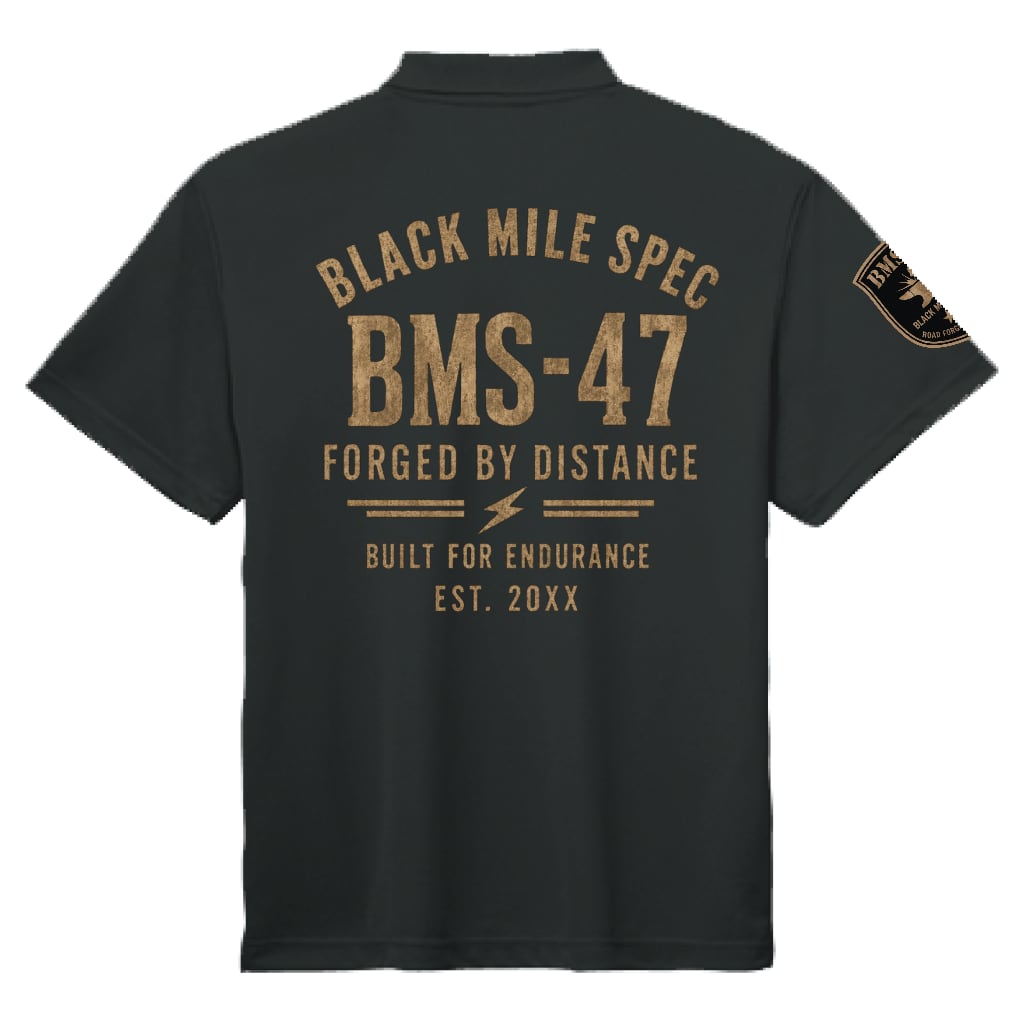 BMS-47 MILE MARK ドライポロシャツ