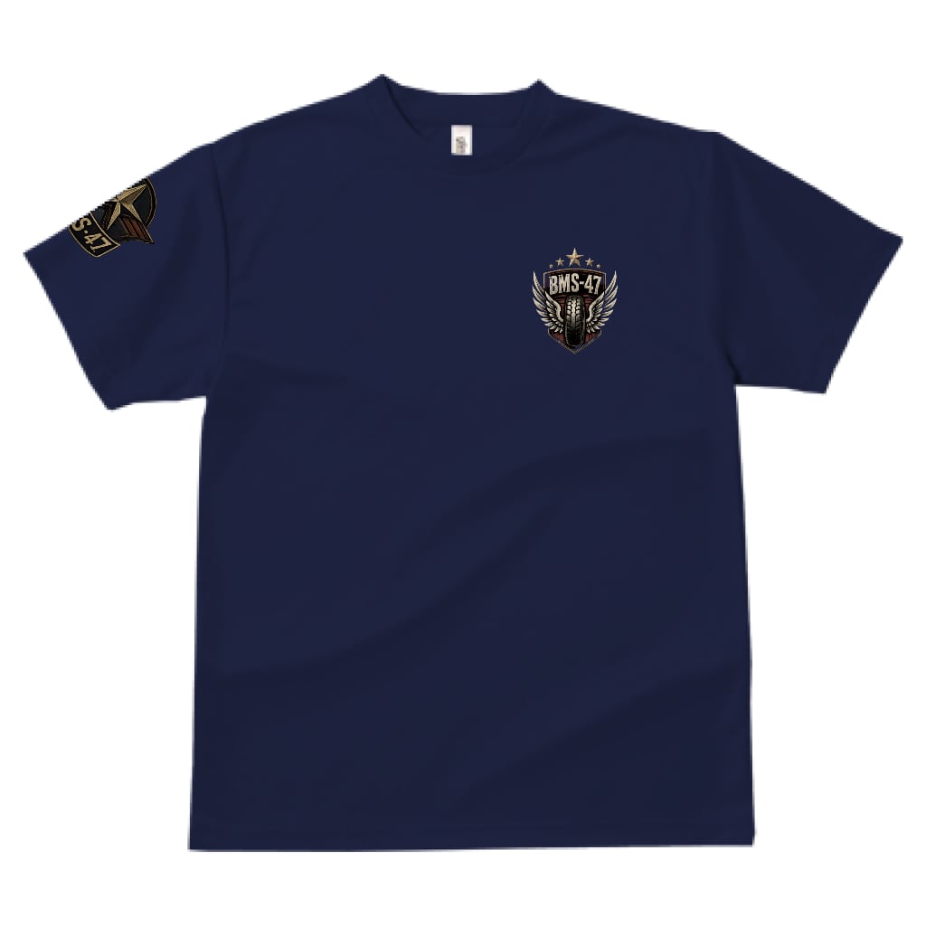 BMS-47 Live to Ride TEE/紺