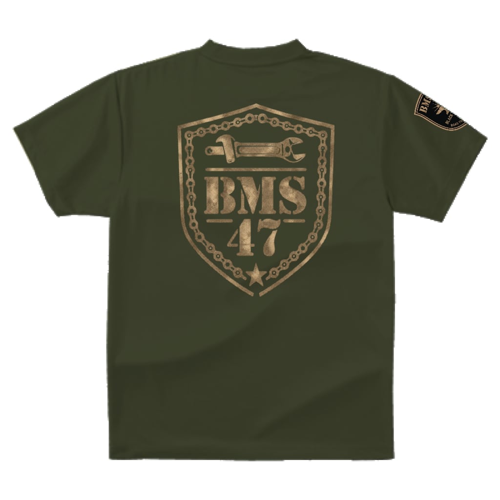 BMS-47 TOOL SHIELD DRY TEE/緑