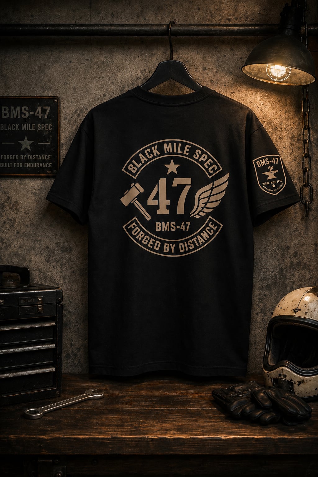 BMS-47 FORGED BY DISTANCE TEE/黒
