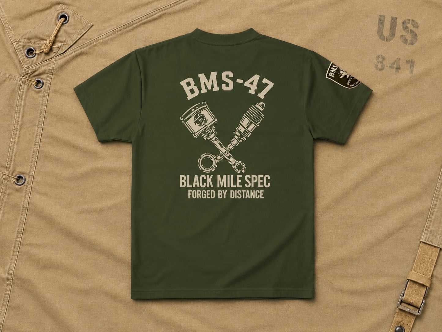 BLACK MILE SPEC TEE / 緑
