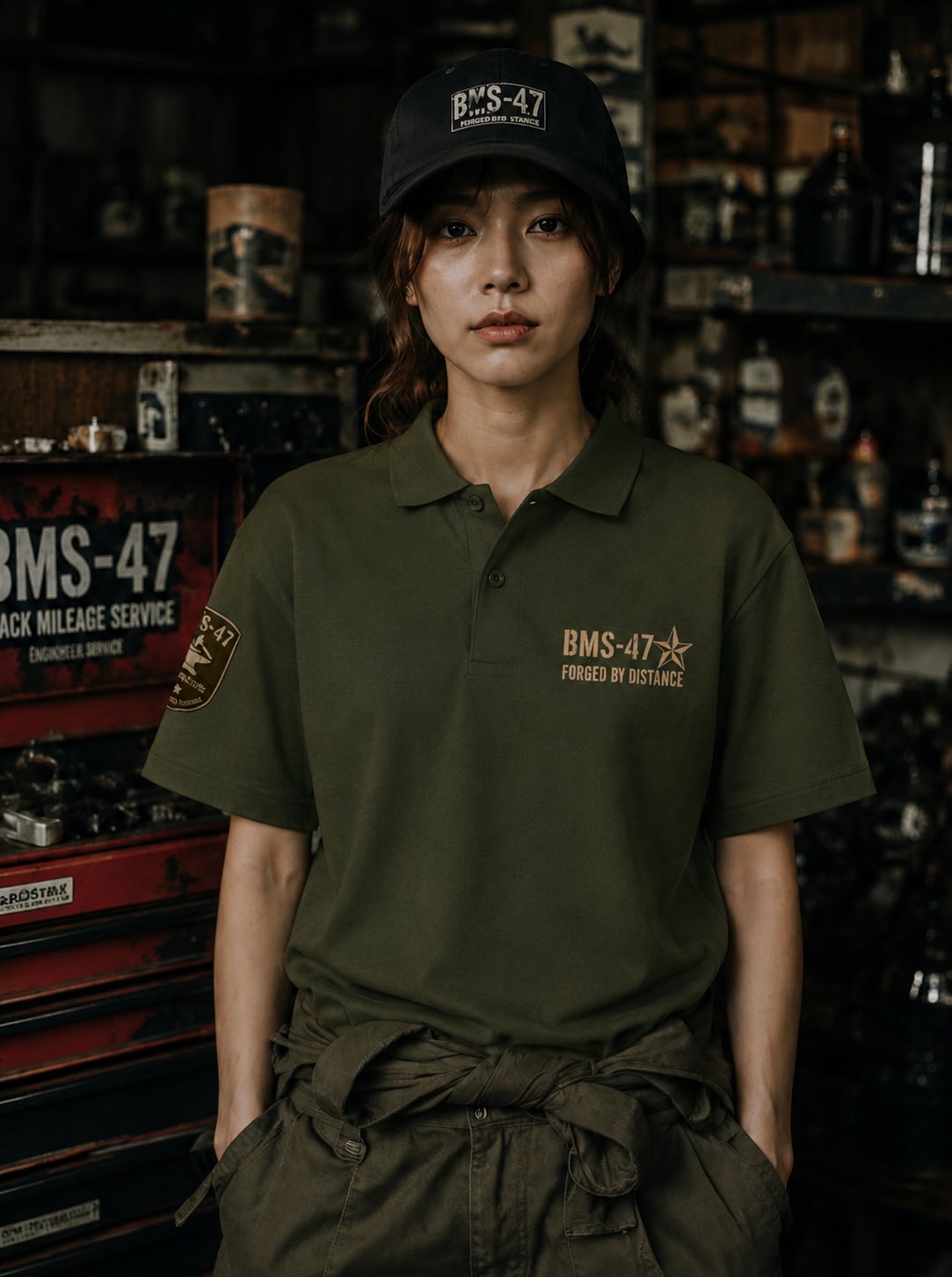 FORGED POLO / 緑