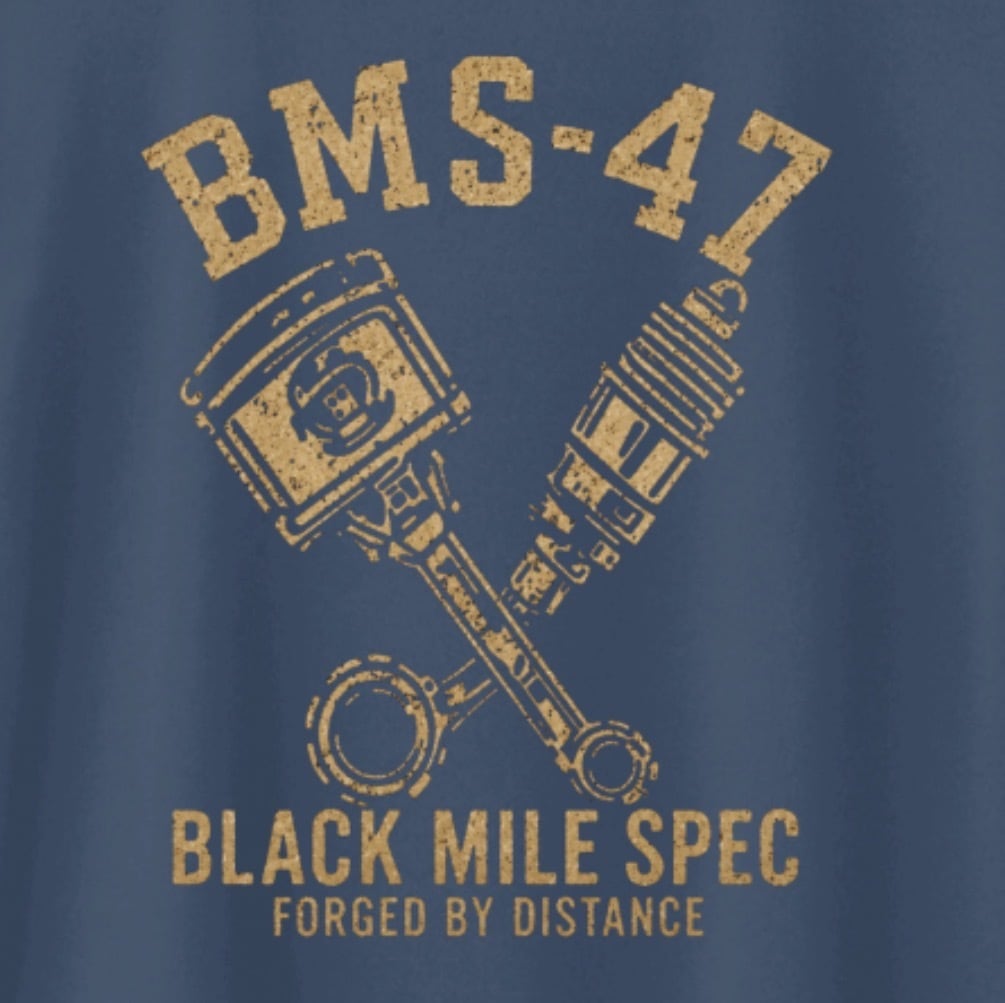 BLACK MILE SPEC TEE/青
