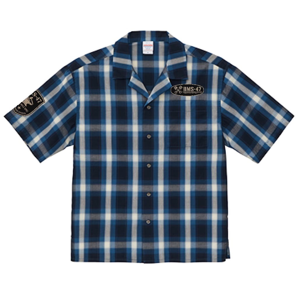 BMS-47 WORKING CHECK SHIRT／青