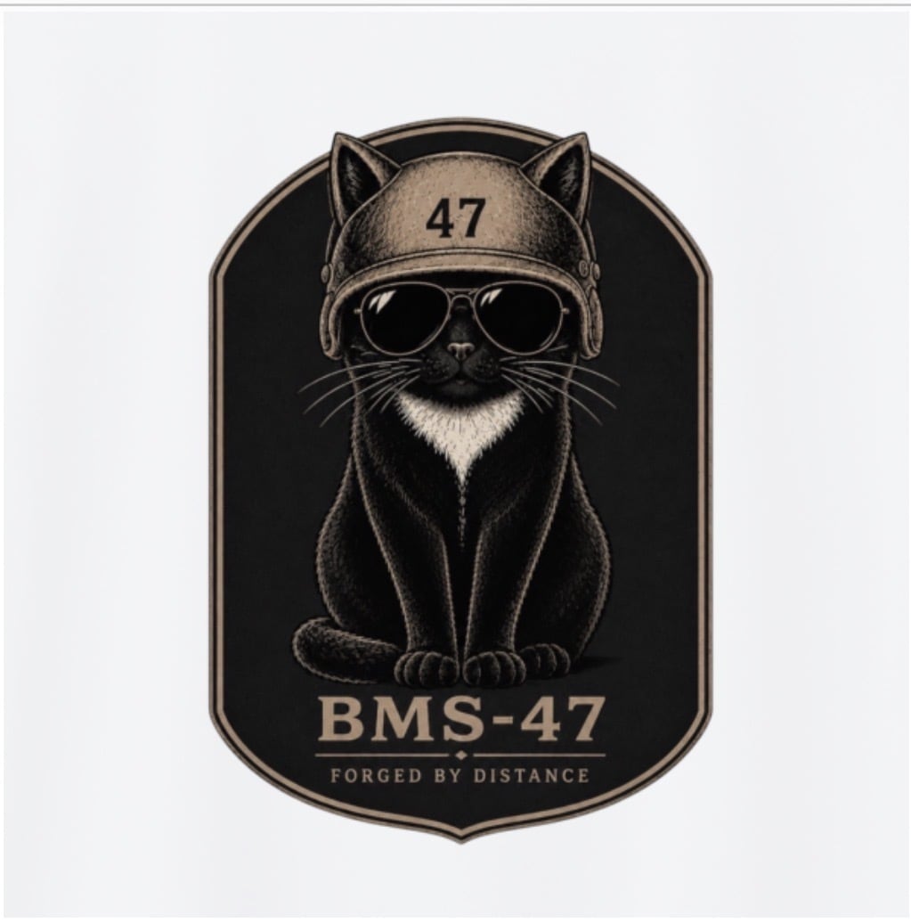 BMS-47 CLASSIC GARAGE CAT TEE/白