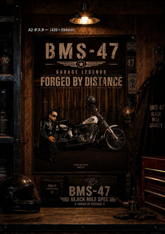 BMS-47 GARAGE LEGENDS ? FORGED BY DISTANCE A2 POSTER