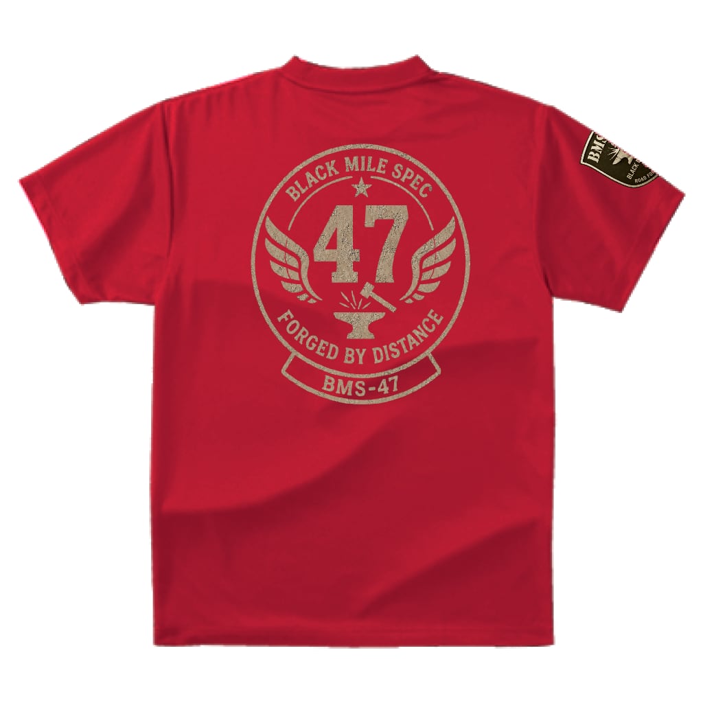 BMS-47 FORGED BY DISTANCE TEE／赤