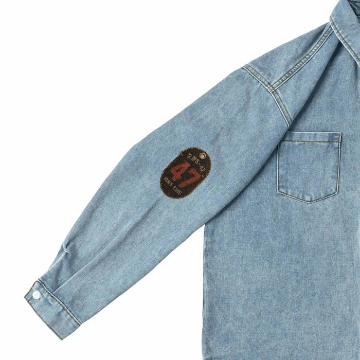 BMS-47 HIGH LINE NO SHORT WAY HOME DENIM SHIRT