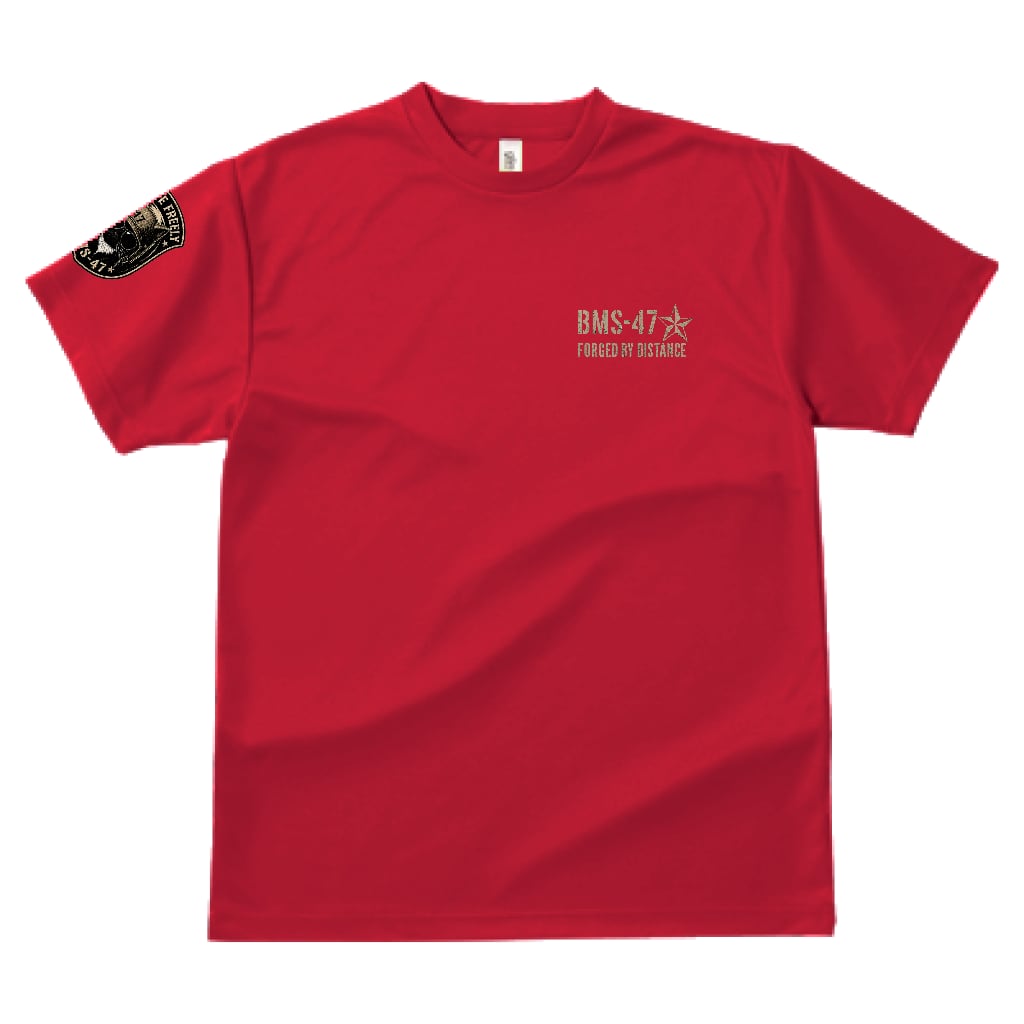WE LIVE FREELY ROUGH ROADS CAT TEE／赤