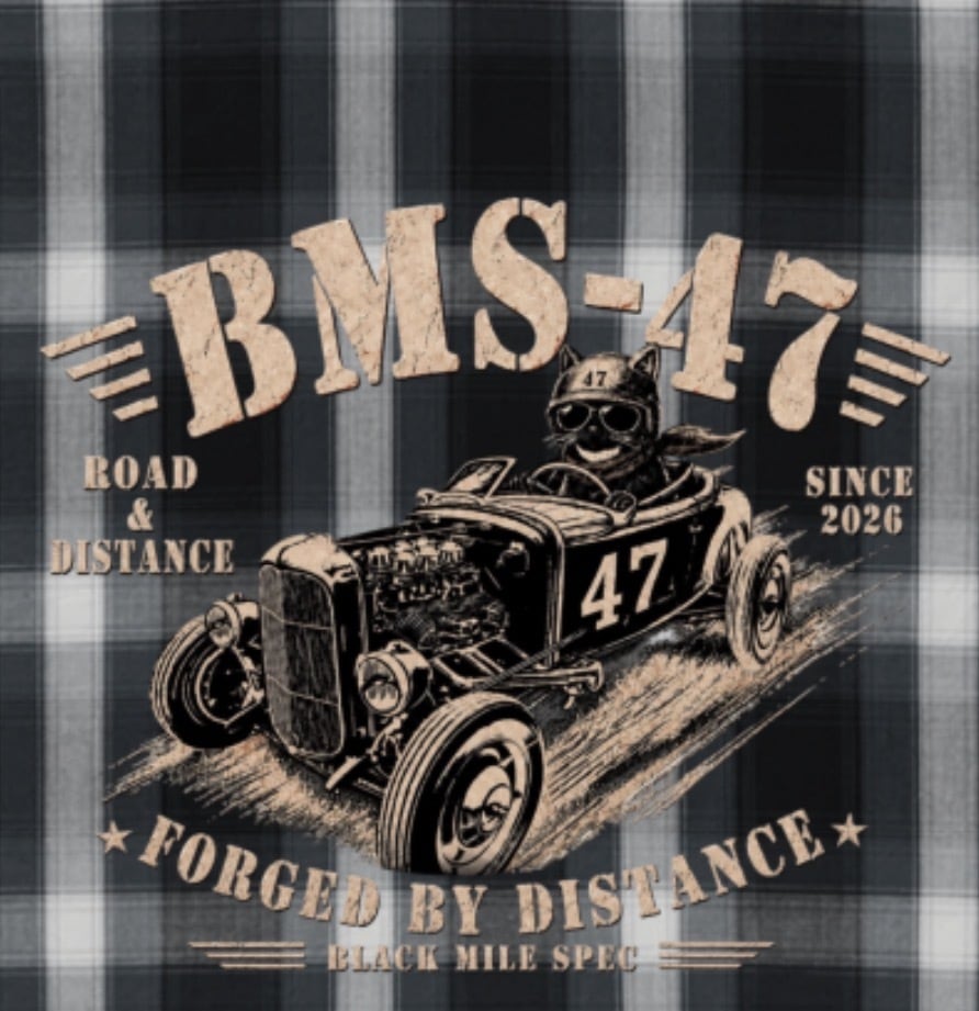 BMS-47 ROADSTER SHIRT/黒
