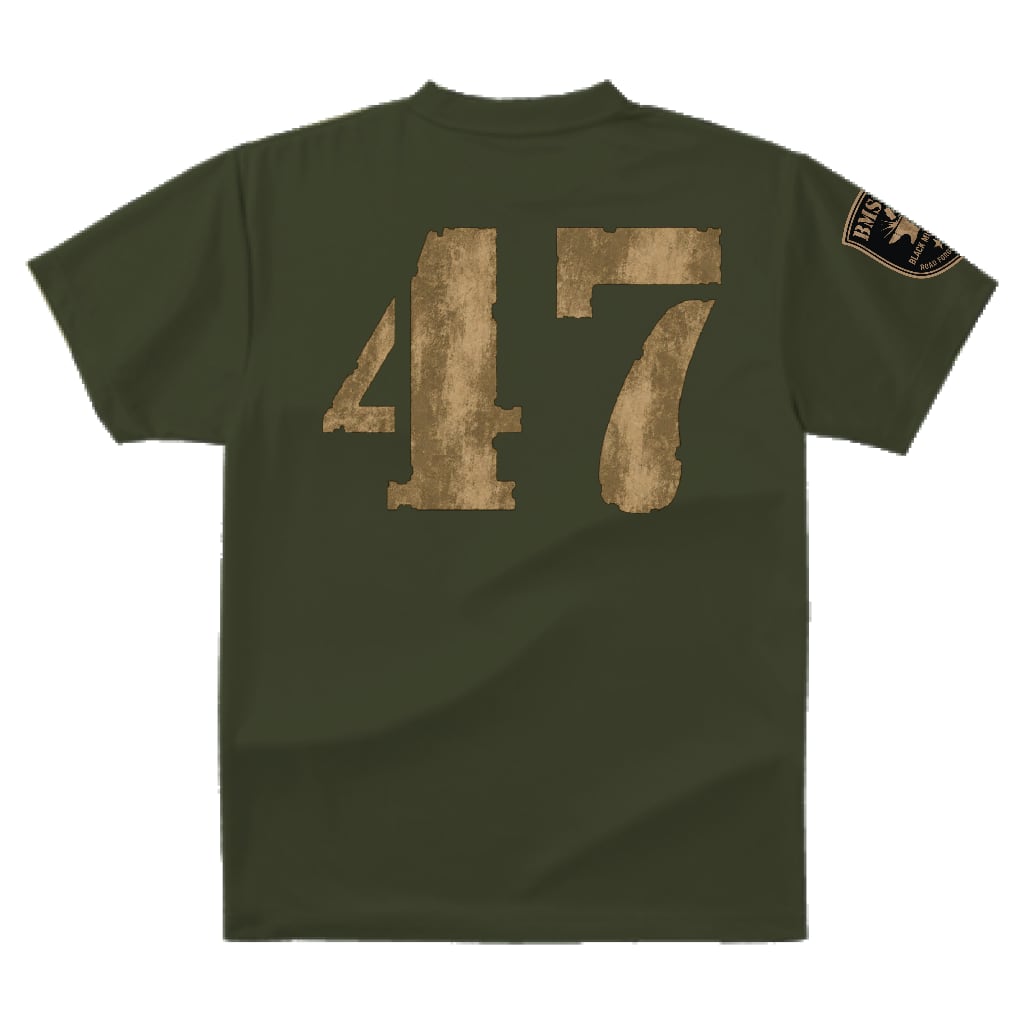BMS-47 ROAD FORGED TEE / 「47」/緑
