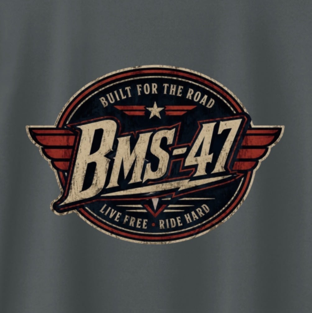 BMS-47 BUILT FOR THE ROAD TEE/灰