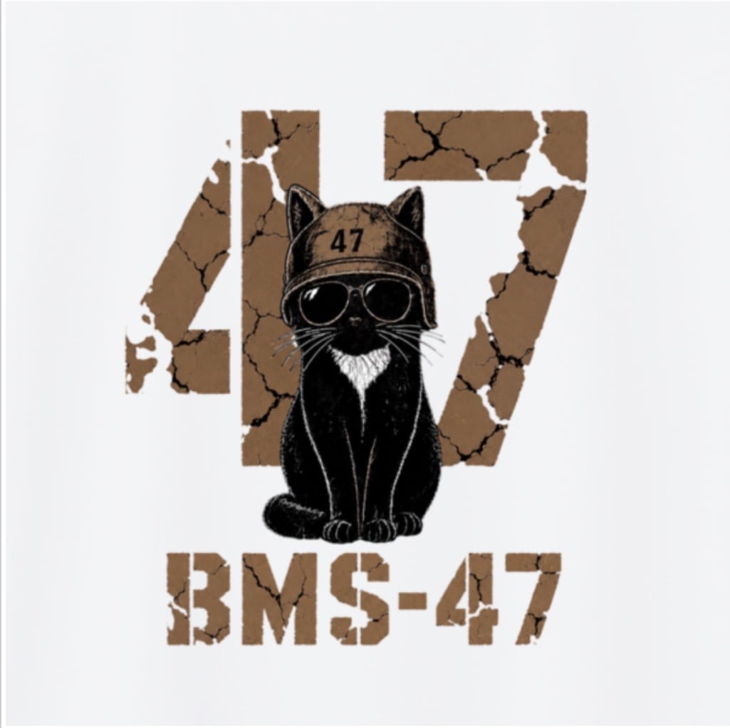 BMS-47 CAT 47 DRY TEE/白