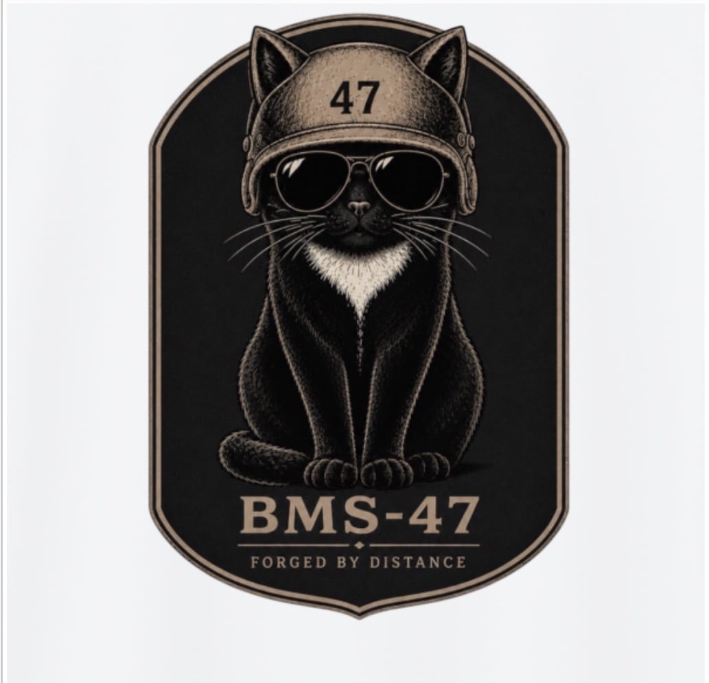 BMS-47 CLASSIC GARAGE CAT TEE/白