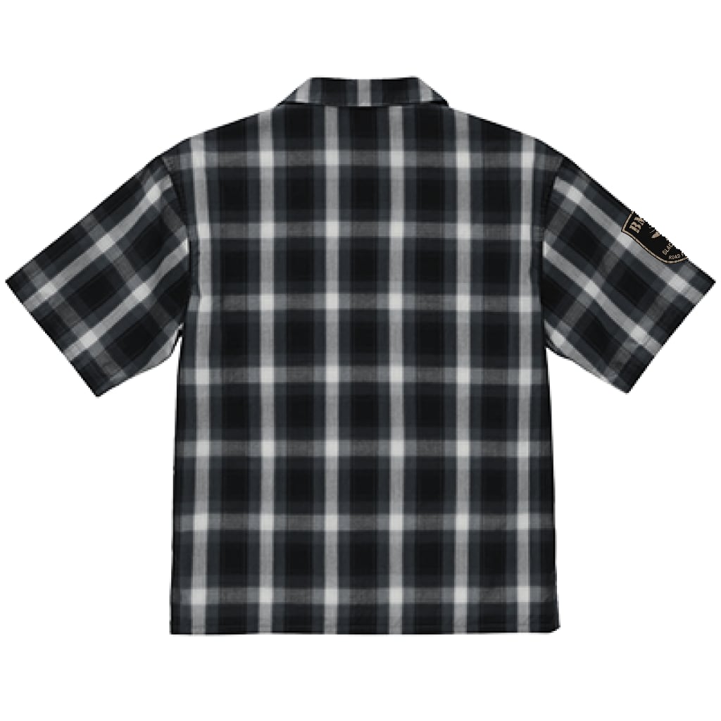 BMS-47 WORKING CHECK SHIRT／黒