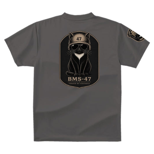 BMS-47 CLASSIC GARAGE CAT TEE/灰