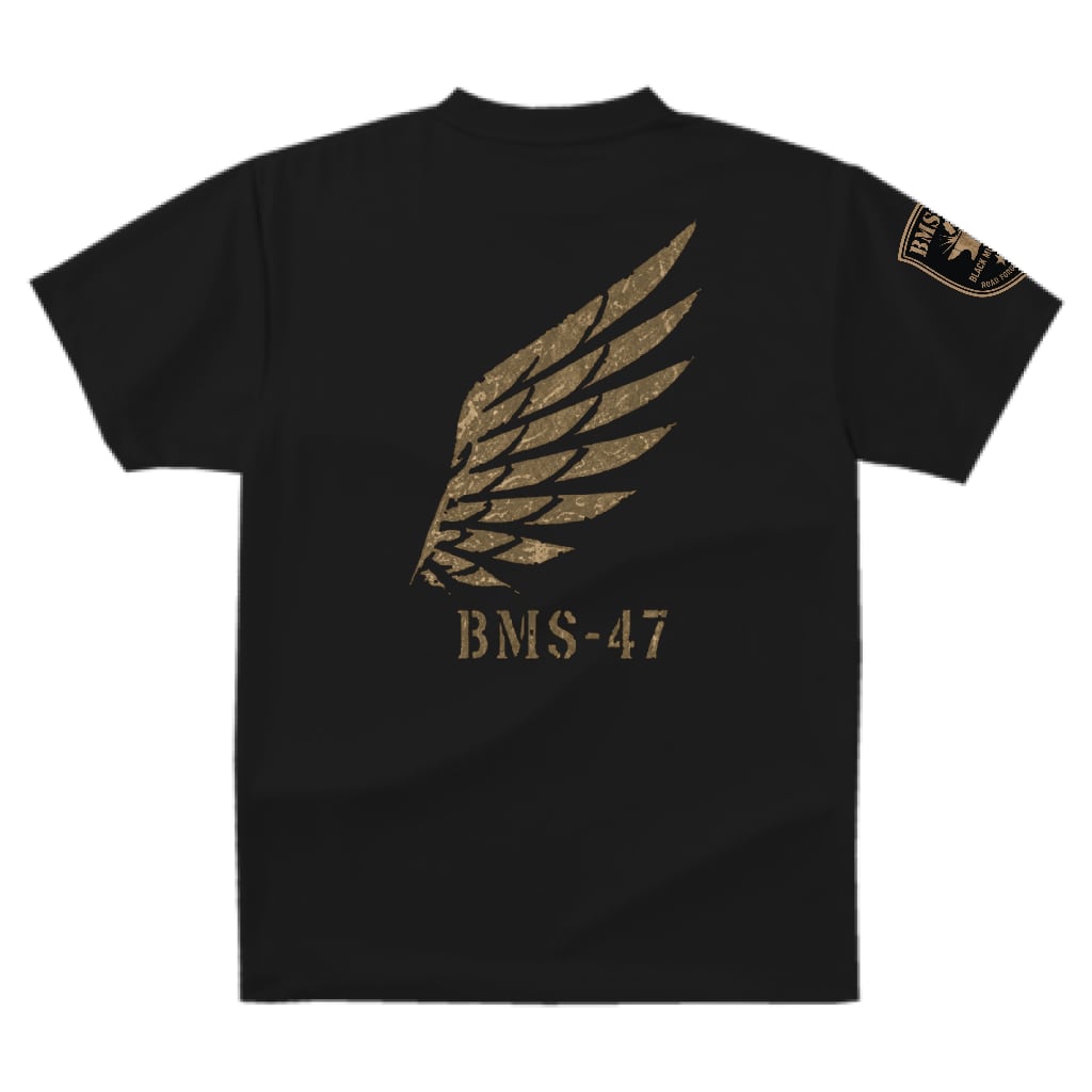 BMS-47 FORGED WING TEE / 黒