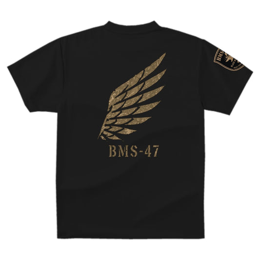 BMS-47 FORGED WING TEE / 黒