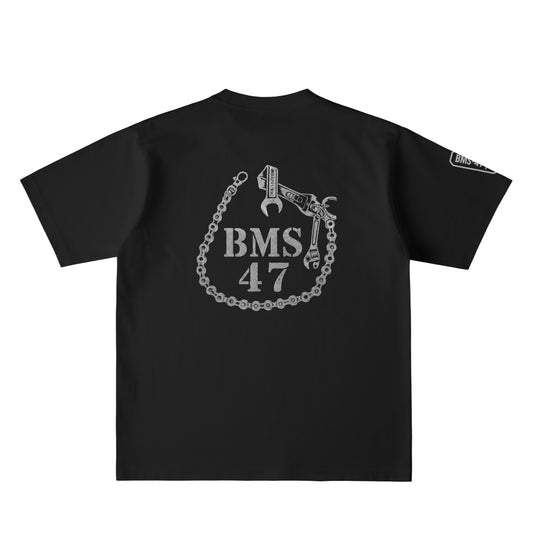 BMS-47 FORGED CHAIN TEE deep-black image
