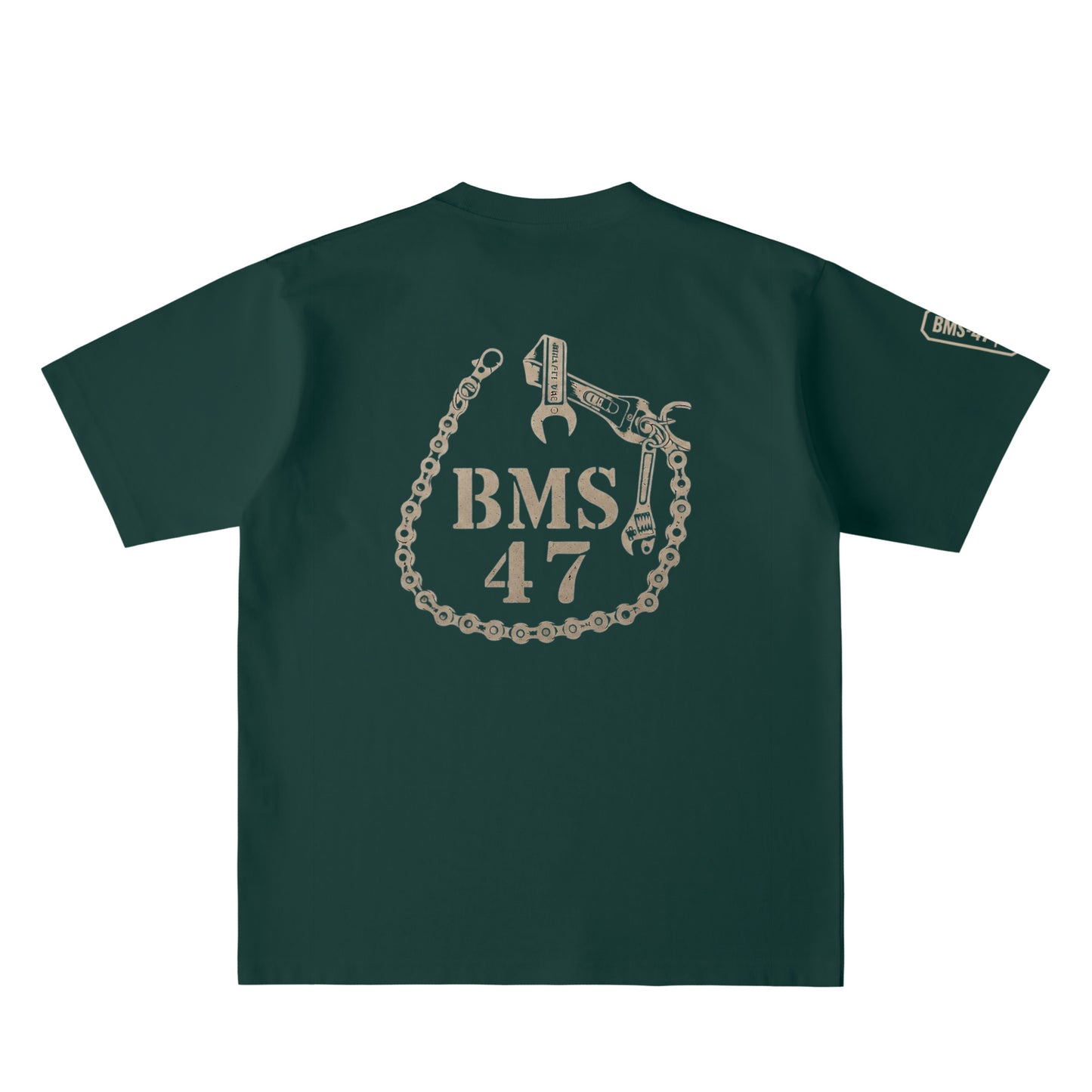 BMS-47 FORGED CHAIN TEE dark-green image