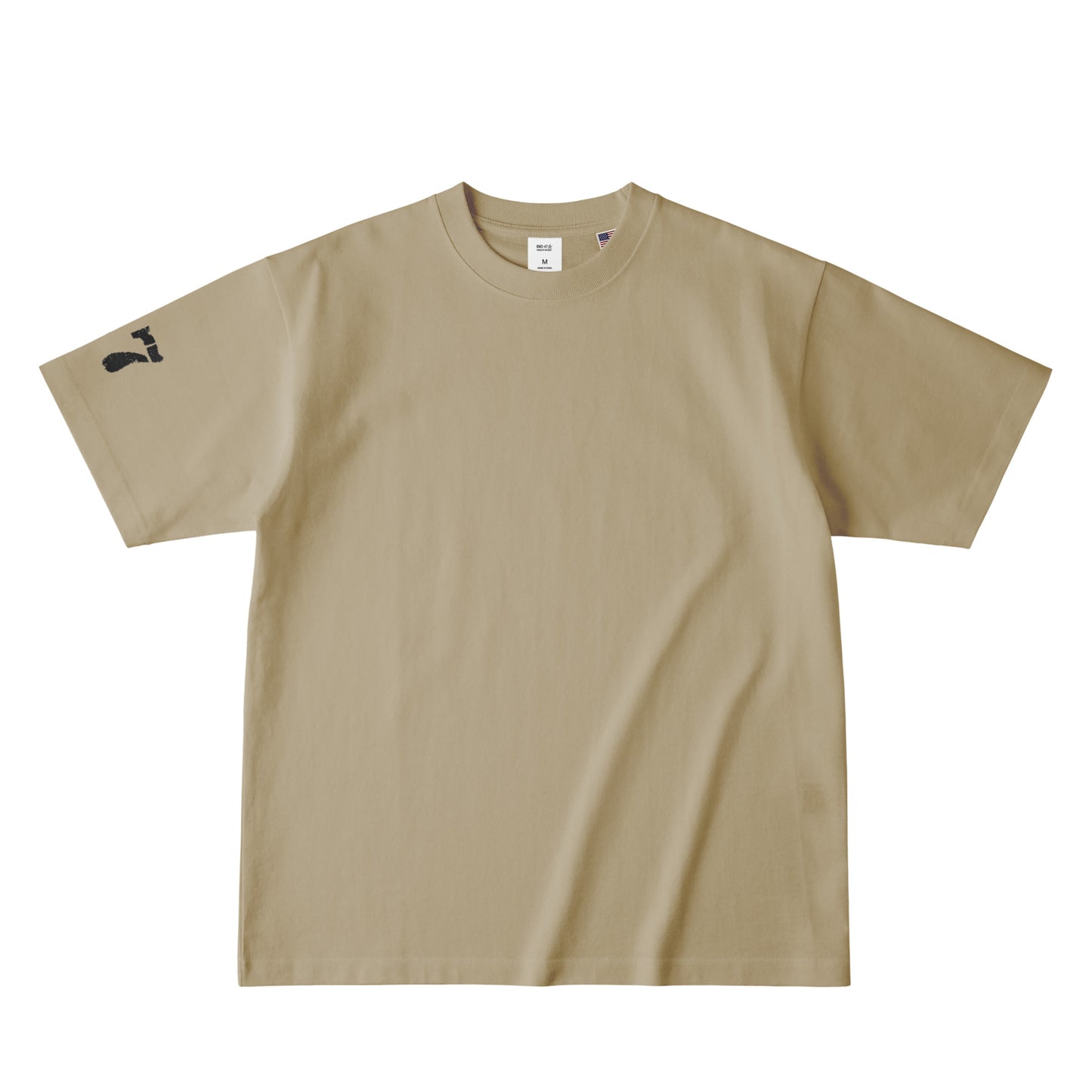 BMS-47 MILE MARKER BOOTS TEE dull-sand image