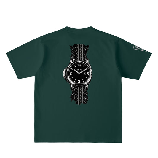 BMS-47 TIME & MILES TEE dark-green image
