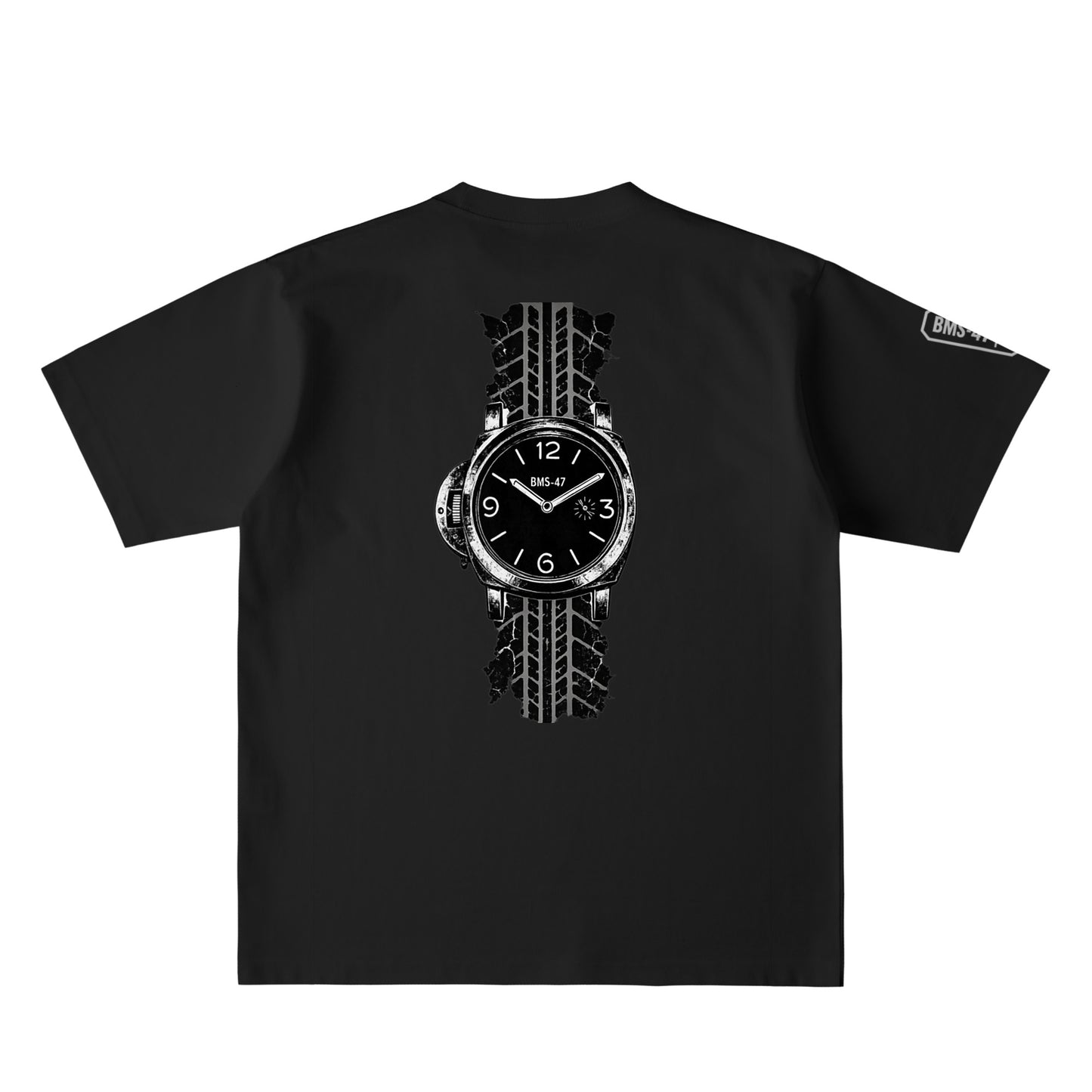 BMS-47 TIME & MILES TEE deep-black image