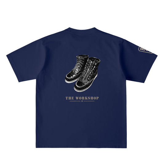 THE WORKSHOP BOOTS TEE navy image