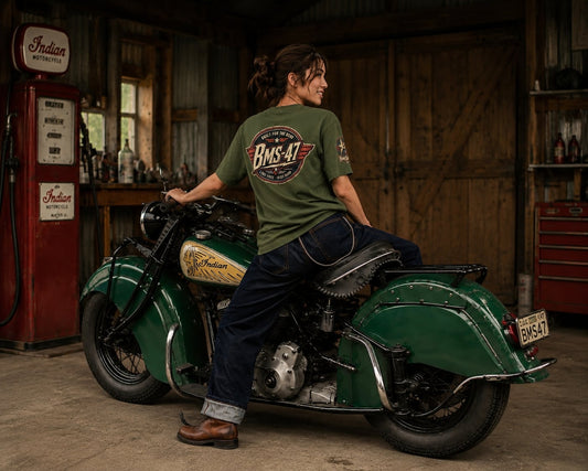 BMS-47 BUILT FOR THE ROAD TEE／緑