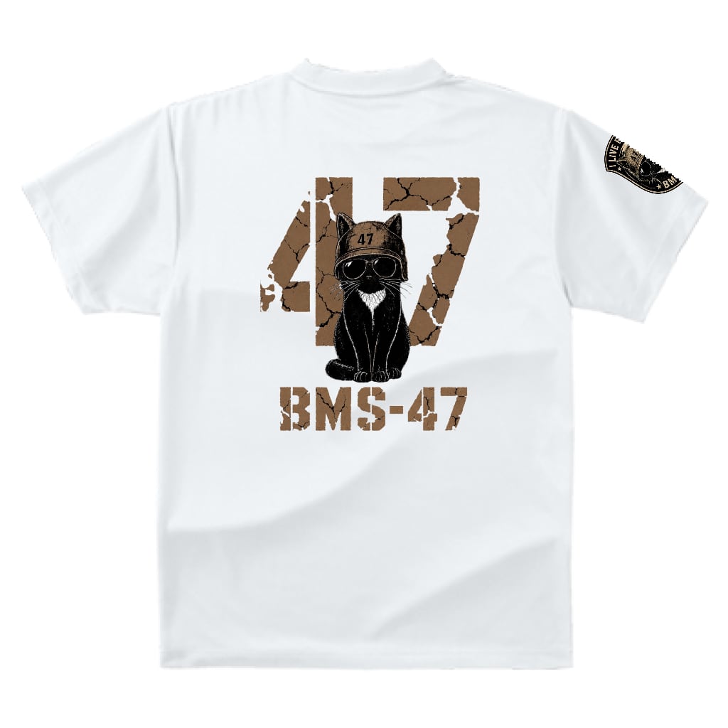 BMS-47 CAT 47 DRY TEE/白