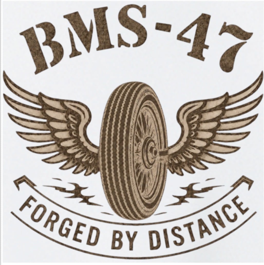 BMS-47 ROAD FORGED TEE / 「47」/白