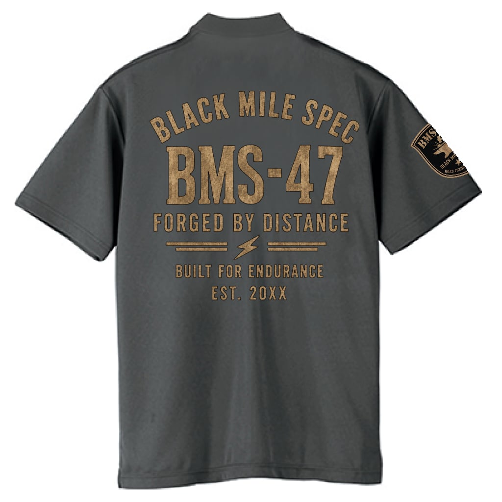 BMS-47 MILE MARK ドライポロシャツ