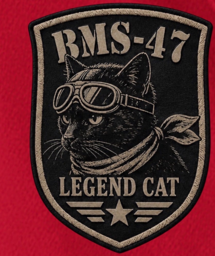 HANGAR LEGEND CAT TEE/ 赤