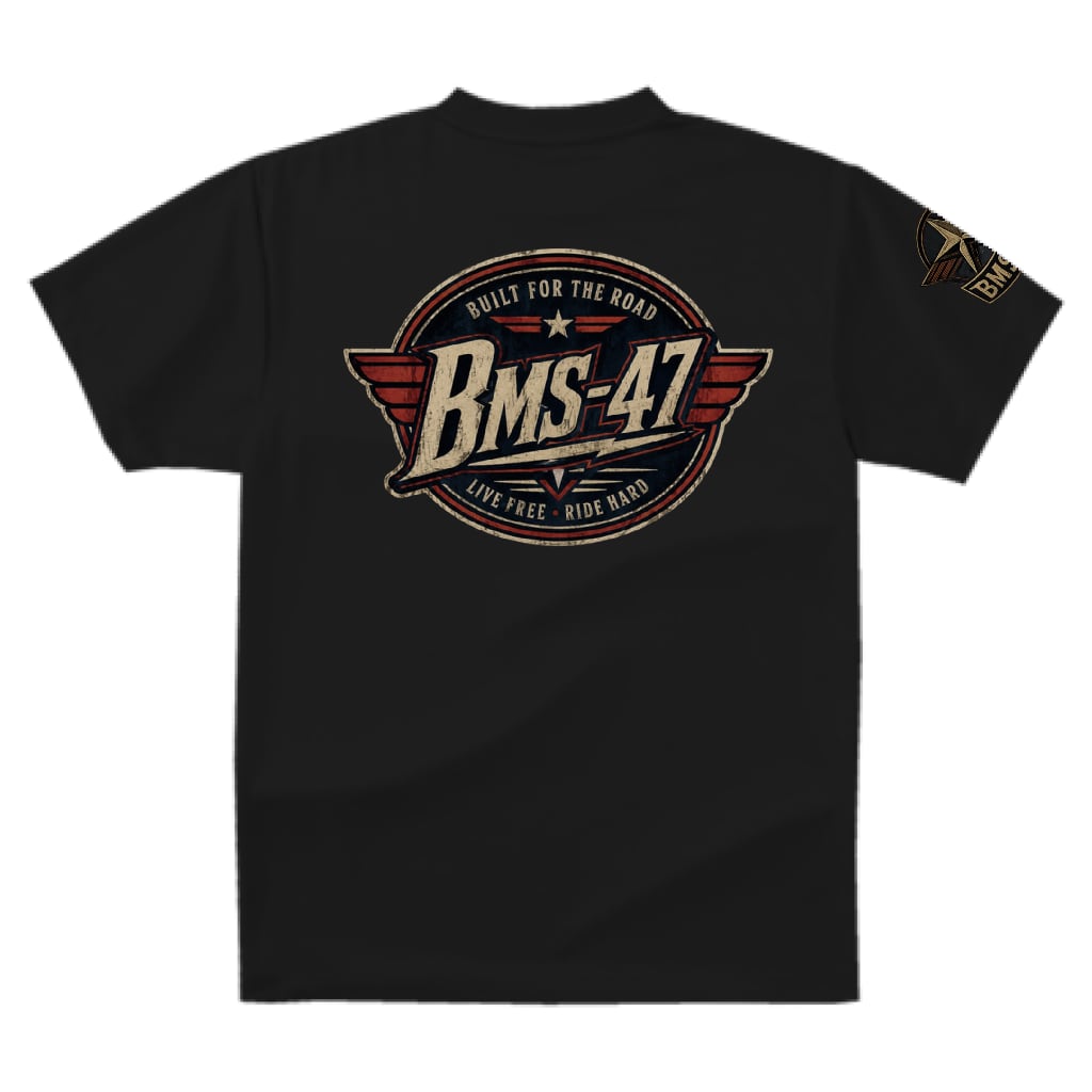BMS-47 BUILT FOR THE ROAD TEE/黒