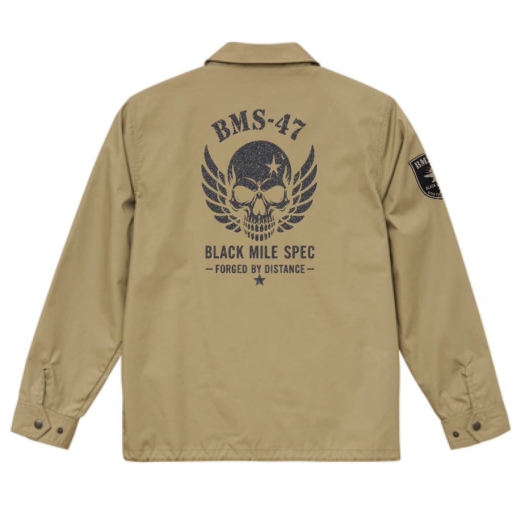 BMS-47 SKULL COACH JACKET/サンド
