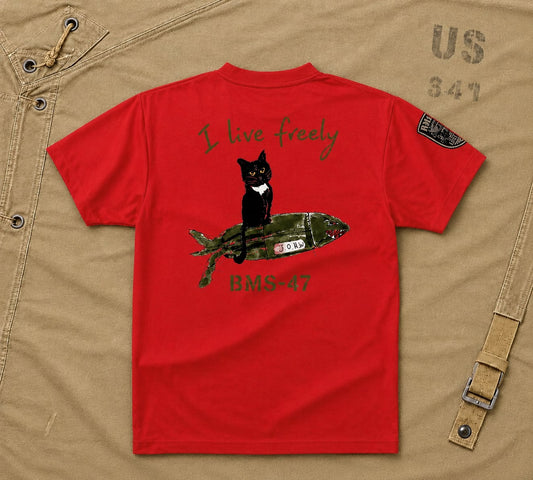 HANGAR LEGEND CAT TEE/ 赤