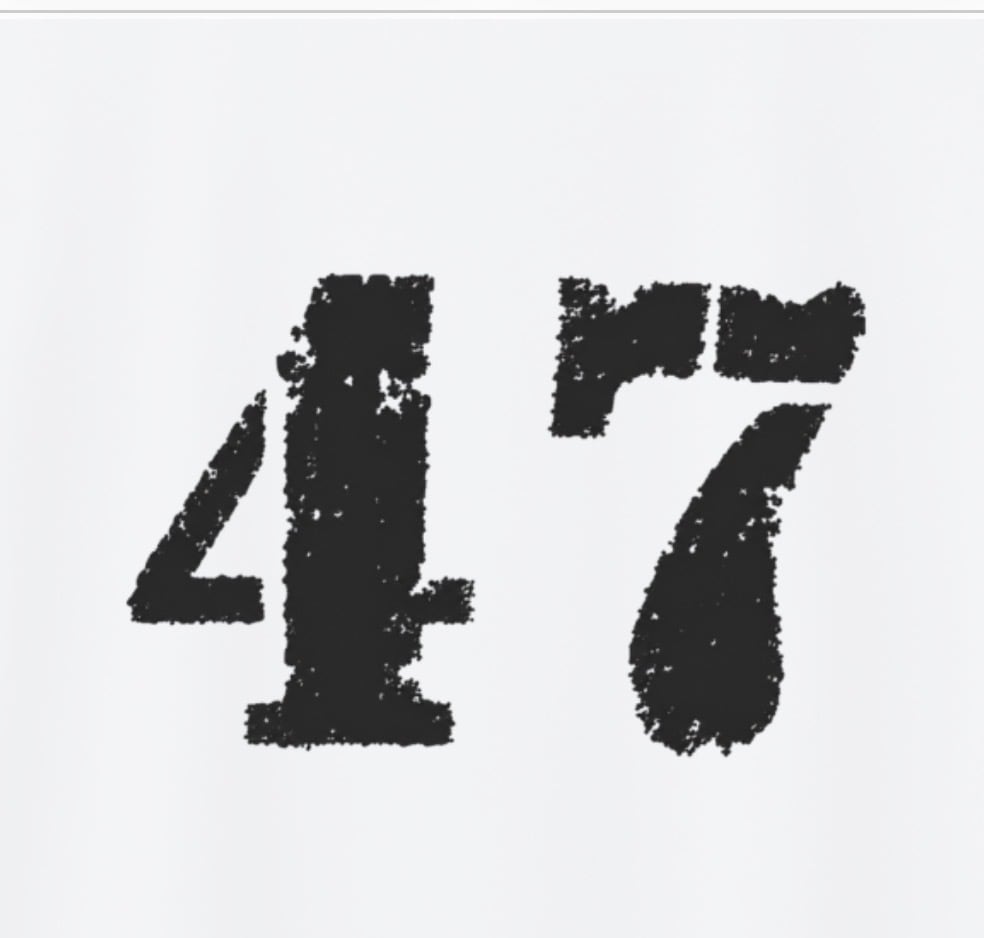 BMS-47 ROAD FORGED TEE /「47」/白