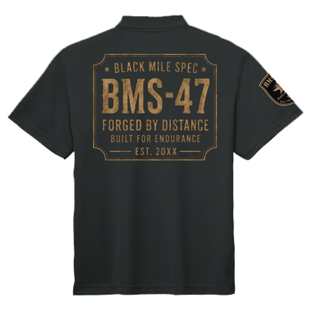 BMS-47 GARAGE SIGN ドライポロシャツ