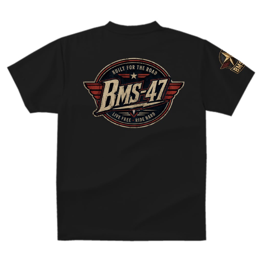 BMS-47 BUILT FOR THE ROAD TEE/黒