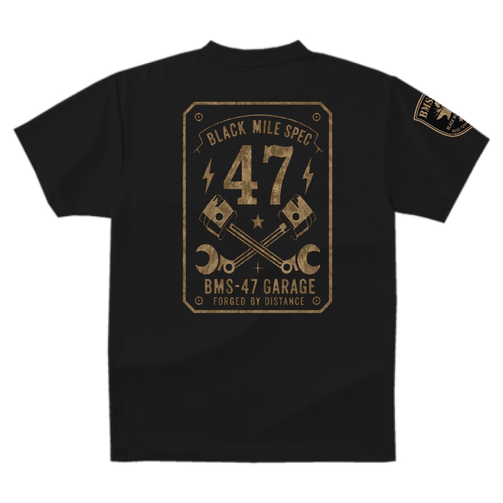 Black Mile Garage TEE / 黒