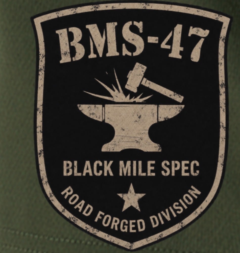 BMS-47 ROAD FORGED TEE /「47」/緑