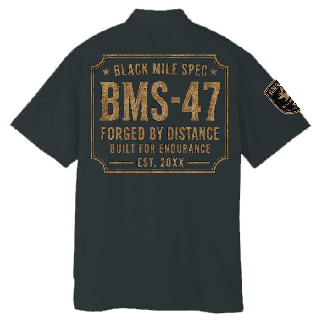 BMS-47 GARAGE SIGN ドライポロシャツ