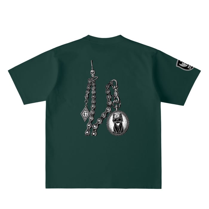 BMS-47 HIGH LINE 47 POCKET WATCH CAT TEE
