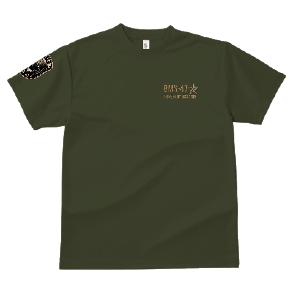 I LIVE FREELY ROUGH ROADS CAT TEE/緑