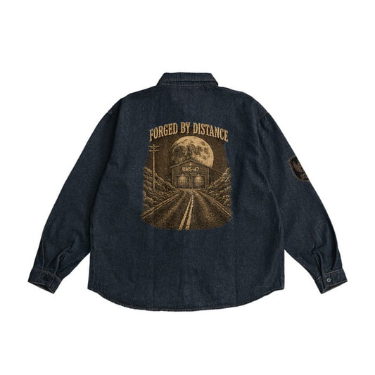 BMS-47 HIGH LINE ROAD HOME GARAGE DENIM SHIRT