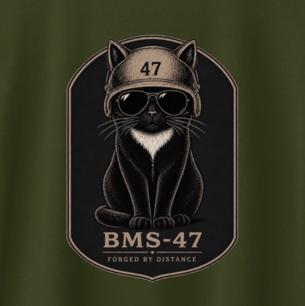BMS-47 CLASSIC GARAGE CAT TEE/緑