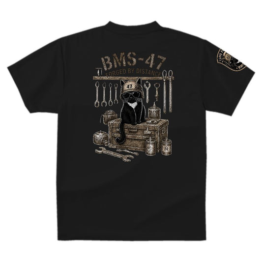 HANGAR TOOLS CAT TEE / 黒